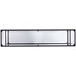 SEI Furniture Horten Glass Console Table in Black