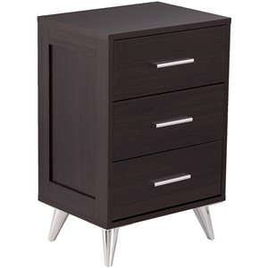 sei furniture owen 3 drawer nightstand