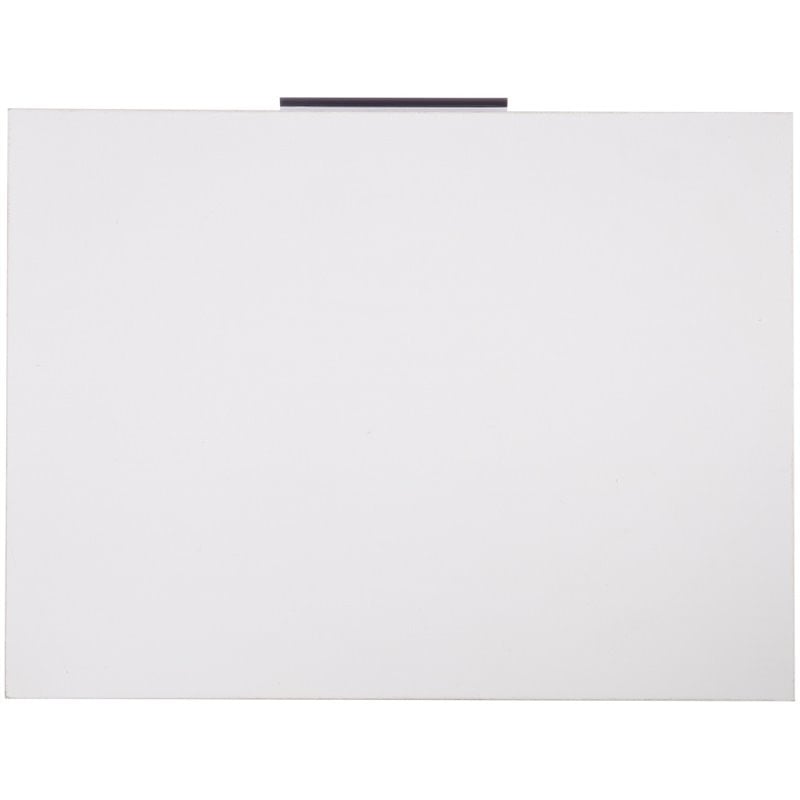 SEI Furniture Owen 3 Drawer Nightstand in White and Chrome