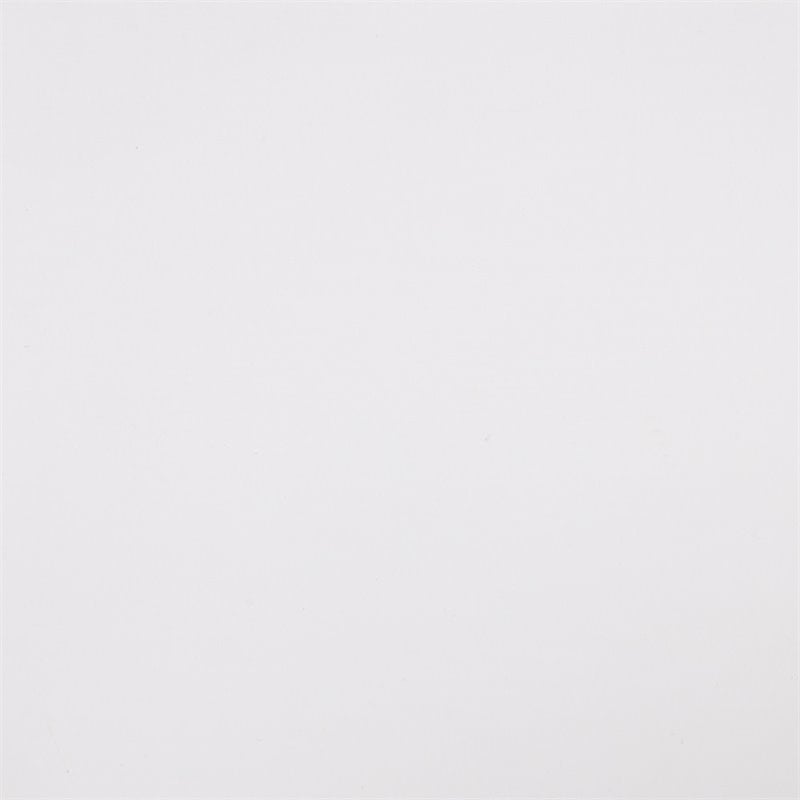 SEI Furniture Owen 3 Drawer Nightstand in White and Chrome