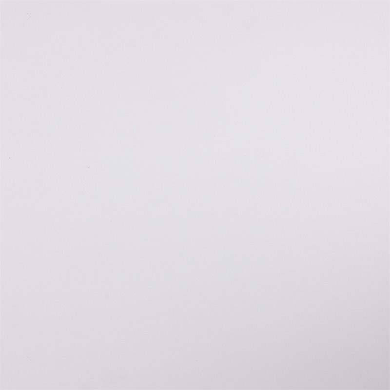 SEI Furniture Oren 3 Drawer Nightstand in White and Chrome