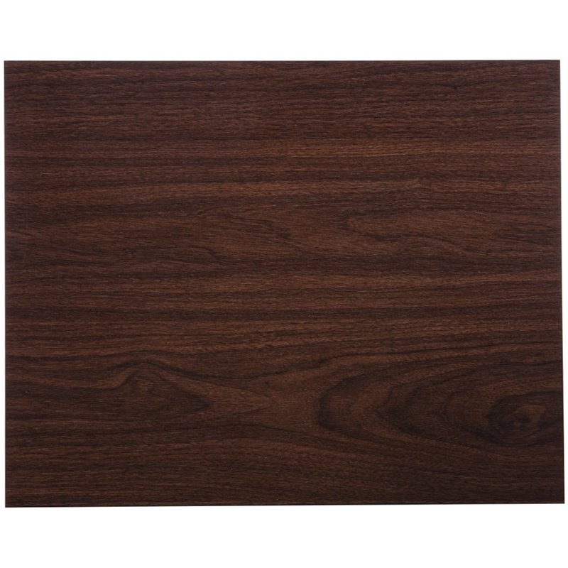 SEI Furniture Oren 3 Drawer Nightstand in Walnut