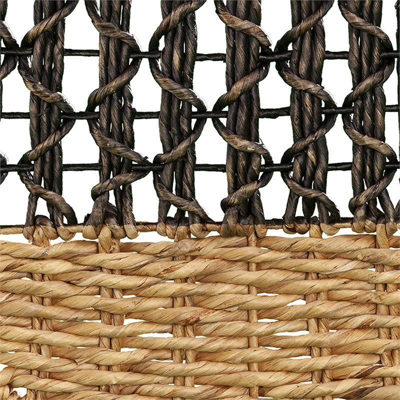 SEI Furniture Mable 3 Piece Round Wall Panel Set in Natural