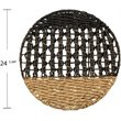 SEI Furniture Mable 3 Piece Round Wall Panel Set in Natural
