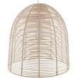 SEI Furniture Formosa Coastal Rattan Cage Pendant Lamp in Natural
