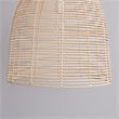 SEI Furniture Formosa Coastal Rattan Cage Pendant Lamp in Natural