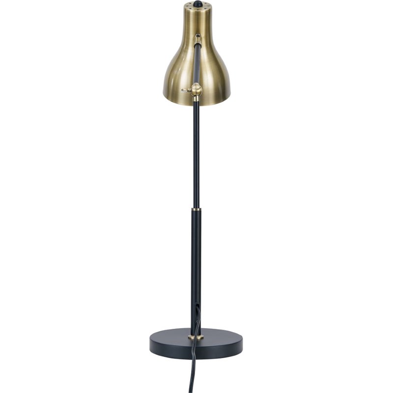 Details about    Southern Enterprises Colerman Adjustable Desk Lamp,Brushed Brass,Black size 1 