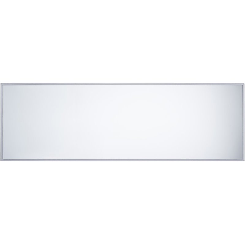 SEI Furniture Mirage 2 Door Mirrored Sideboard in Matte Silver