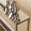 SEI Furniture Darrin Narrow Mirror Top Console Table in Gold