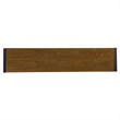 Holly and Martin Macen Transitional Console in Weathered Gray Oak and Black
