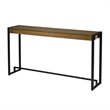 Holly and Martin Macen Transitional Console in Weathered Gray Oak and Black
