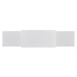 SEI Furniture Gallatin Traditional Electric Fireplace with Storage in White