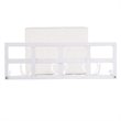 SEI Furniture Entryway Hall Tree in Distressed White