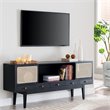 Holly and Martin Simms Mid Century Modern Media Console in Black