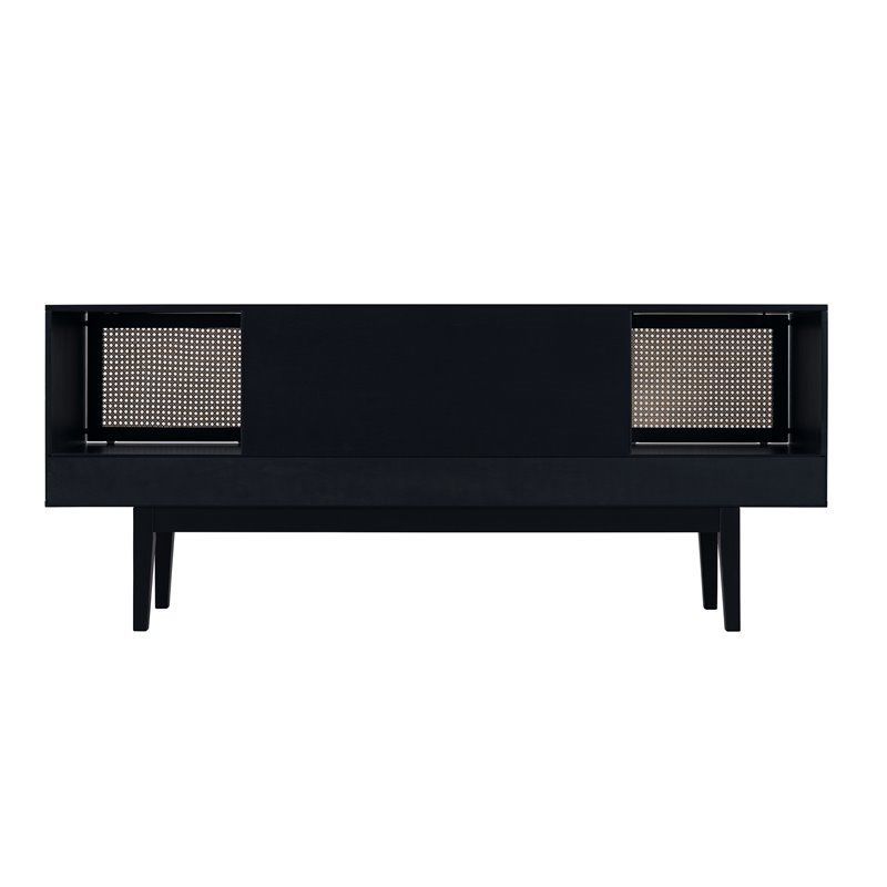Holly and Martin Simms Mid Century Modern Media Console in Black
