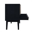 Holly and Martin Simms Mid Century Modern Media Console in Black