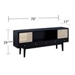 Holly and Martin Simms Mid Century Modern Media Console in Black