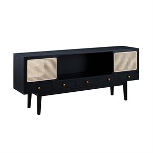 Holly and Martin Simms Mid Century Modern Media Console in Black