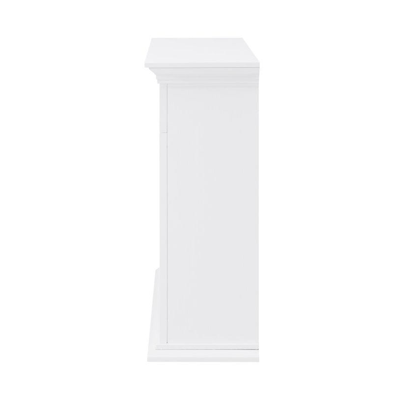 SEI Furniture Torlington Tiled Marble Color Changing Electric Fireplace