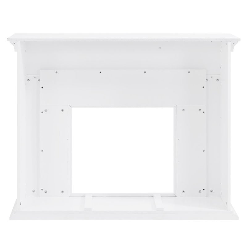 SEI Furniture Torlington Tiled Marble Color Changing Electric Fireplace