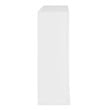 SEI Furniture Stadderly Color Changing Electric Fireplace in White