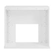 SEI Furniture Stadderly Color Changing Electric Fireplace in White