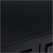 SEI Furniture Drovling Marble Color Changing Electric Fireplace in Black
