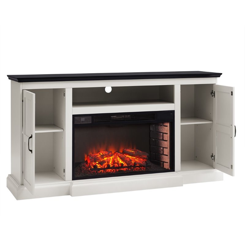 Southern Enterprises Belranton Widescreen Electric Fireplace TV Stand