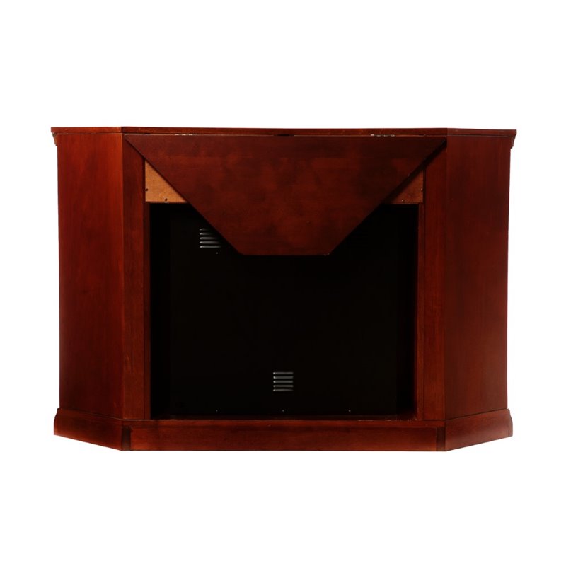 SEI Furniture Claremont Color Changing Electric Fireplace in Cherry