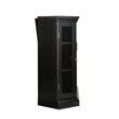SEI Furniture Claremont Color Changing Electric Fireplace in Black
