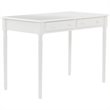 SEI Furniture Wood Writing Computer Desk in Crisp White