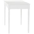 SEI Furniture Wood Writing Computer Desk in Crisp White