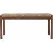 SEI Furniture Scalby Rattan Seagrass Bench in Brown and Natural
