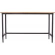 SEI Furniture Lawrenny Reclaimed Wooden Writing Desk in Natural and Black