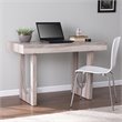 SEI Furniture Chadkirk Contemporary Faux Marble Writing Desk in Brown