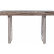 SEI Furniture Chadkirk Contemporary Faux Marble Writing Desk in Brown