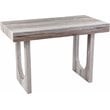 SEI Furniture Chadkirk Contemporary Faux Marble Writing Desk in Brown