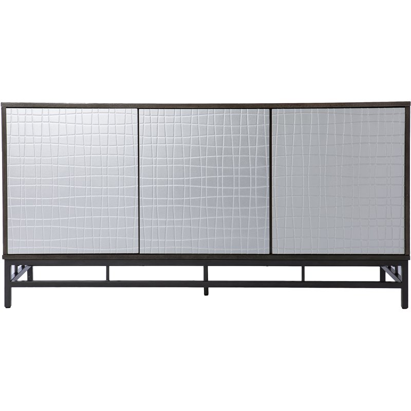SEI Furniture Virton Contemporary Wooden Buffet in Gray