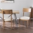 SEI Furniture Hambleden Wood Dining Chairs in Natural (Set of 2)