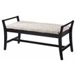 SEI Furniture Kellworth Coastal Wood Water Hyacinth Bench in Natural