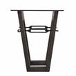 SEI Furniture Garrinston Traditional Reclaimed Wood End Table in Brown