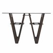 SEI Furniture Garrinston Reclaimed Wood Console Table in Brown