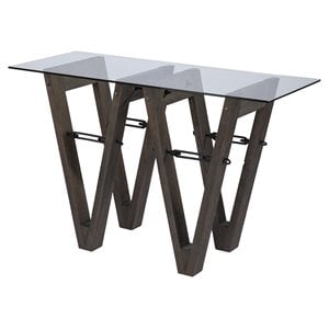 SEI Furniture Garrinston Reclaimed Wood Console Table in Brown