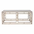 SEI Furniture Simondley Metal-Faux Marble Cocktail Table in Gold