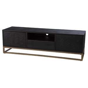 sei furniture dessingham wood tv-media stand for tvs up to 63