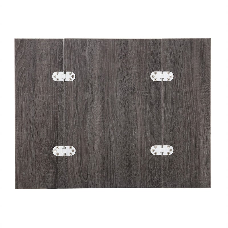 SEI Furniture Clarkdom Modern Wood Expandable C-Table in Black