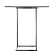 SEI Furniture Clarkdom Modern Wood Expandable C-Table in Black