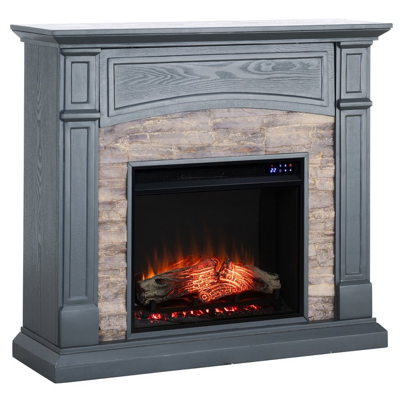 Real Flame Silverton Electric Fireplace In White - G8600E-W | Cymax Stores