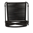 SEI Furniture Padko Metal Outdoor Rope Chairs in Black (Set of 2)