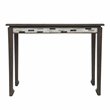 SEI Furniture Hadersley Traditional Wood Counter Table in Gray